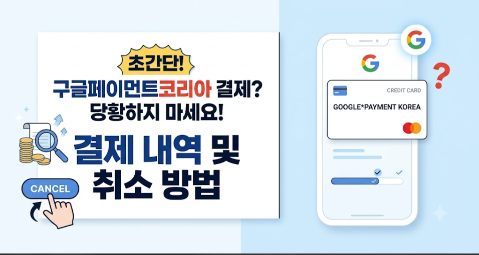 구글페이먼트코리아 결제