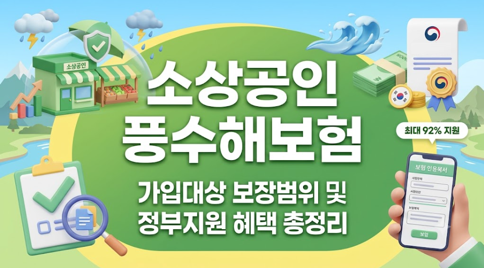 소상공인 풍수해보험